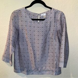 KENAR Size XS Silk Blouse